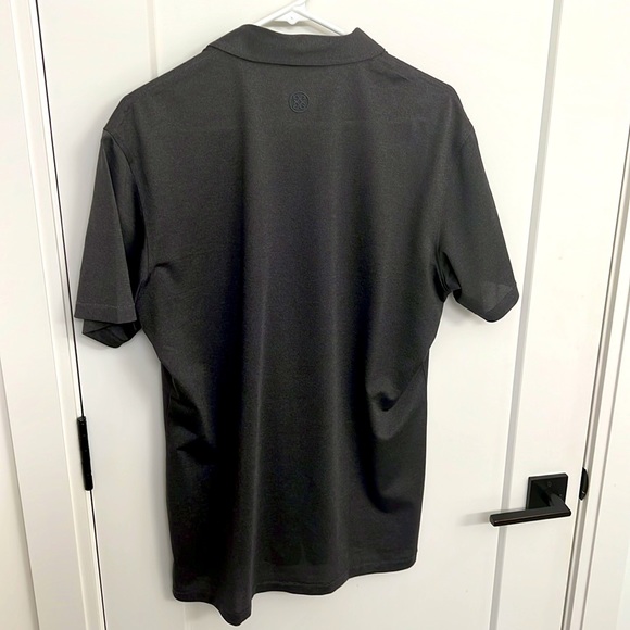 G/Fore Men's Essential Pique Polo | Charcoal Heather Grey | Medium - Picture 2 of 3
